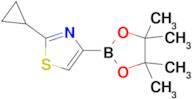 2-Cyclopropyl-4-(4,4,5,5-tetramethyl-1,3,2-dioxaborolan-2-yl)thiazole