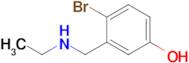 4-Bromo-3-((ethylamino)methyl)phenol