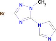 3-Bromo-5-(1H-imidazol-1-yl)-1-methyl-1H-1,2,4-triazole