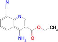 ethyl 4-amino-8-cyanoquinoline-3-carboxylate