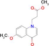 Methyl 3-(6-methoxy-4-oxoquinolin-1(4H)-yl)propanoate