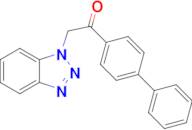 1-([1,1'-Biphenyl]-4-yl)-2-(1H-benzo[d][1,2,3]triazol-1-yl)ethan-1-one