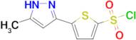 5-(5-Methyl-1H-pyrazol-3-yl)thiophene-2-sulfonyl chloride