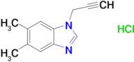5,6-Dimethyl-1-(prop-2-yn-1-yl)-1H-benzo[d]imidazole hydrochloride