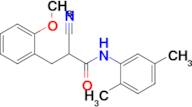 2-Cyano-N-(2,5-dimethylphenyl)-3-(2-methoxyphenyl)propanamide