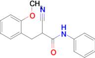 2-Cyano-3-(2-methoxyphenyl)-N-phenylpropanamide