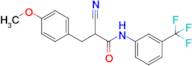2-Cyano-3-(4-methoxyphenyl)-N-(3-(trifluoromethyl)phenyl)propanamide