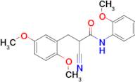 2-Cyano-3-(2,5-dimethoxyphenyl)-N-(2-methoxyphenyl)propanamide