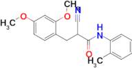2-Cyano-3-(2,4-dimethoxyphenyl)-N-(o-tolyl)propanamide