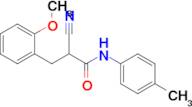 2-Cyano-3-(2-methoxyphenyl)-N-(p-tolyl)propanamide