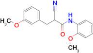 2-Cyano-N-(2-methoxyphenyl)-3-(3-methoxyphenyl)propanamide