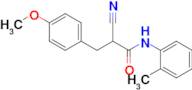 2-Cyano-3-(4-methoxyphenyl)-N-(o-tolyl)propanamide