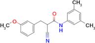 2-Cyano-N-(3,5-dimethylphenyl)-3-(3-methoxyphenyl)propanamide