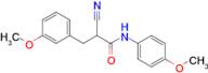 2-Cyano-3-(3-methoxyphenyl)-N-(4-methoxyphenyl)propanamide