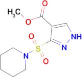 Methyl 3-(piperidin-1-ylsulfonyl)-1H-pyrazole-4-carboxylate