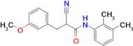 2-Cyano-N-(2,3-dimethylphenyl)-3-(3-methoxyphenyl)propanamide