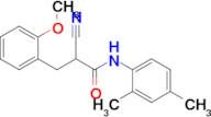 2-Cyano-N-(2,4-dimethylphenyl)-3-(2-methoxyphenyl)propanamide