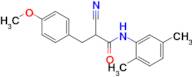 2-Cyano-N-(2,5-dimethylphenyl)-3-(4-methoxyphenyl)propanamide