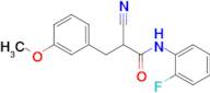 2-Cyano-N-(2-fluorophenyl)-3-(3-methoxyphenyl)propanamide