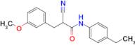 2-Cyano-N-(4-ethylphenyl)-3-(3-methoxyphenyl)propanamide