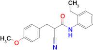 2-Cyano-N-(2-ethylphenyl)-3-(4-methoxyphenyl)propanamide