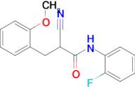 2-Cyano-N-(2-fluorophenyl)-3-(2-methoxyphenyl)propanamide
