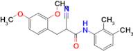 2-Cyano-3-(2,4-dimethoxyphenyl)-N-(2,3-dimethylphenyl)propanamide