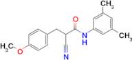 2-Cyano-N-(3,5-dimethylphenyl)-3-(4-methoxyphenyl)propanamide