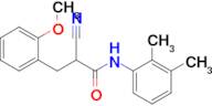 2-Cyano-N-(2,3-dimethylphenyl)-3-(2-methoxyphenyl)propanamide