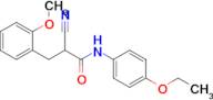 2-Cyano-N-(4-ethoxyphenyl)-3-(2-methoxyphenyl)propanamide