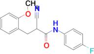 2-Cyano-N-(4-fluorophenyl)-3-(2-methoxyphenyl)propanamide