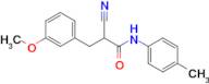 2-Cyano-3-(3-methoxyphenyl)-N-(p-tolyl)propanamide