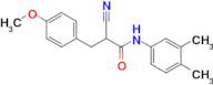 2-Cyano-N-(3,4-dimethylphenyl)-3-(4-methoxyphenyl)propanamide