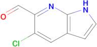 5-chloro-1H-pyrrolo[2,3-b]pyridine-6-carbaldehyde