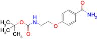 Tert-butyl (2-(4-carbamoylphenoxy)ethyl)carbamate