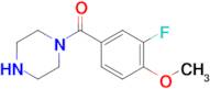 (3-Fluoro-4-methoxyphenyl)(piperazin-1-yl)methanone