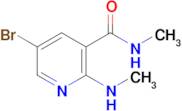 5-Bromo-N-methyl-2-(methylamino)nicotinamide