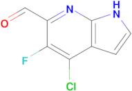 4-chloro-5-fluoro-1H-pyrrolo[2,3-b]pyridine-6-carbaldehyde