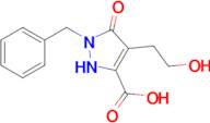 1-benzyl-4-(2-hydroxyethyl)-5-oxo-2,5-dihydro-1H-pyrazole-3-carboxylic acid