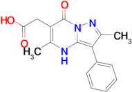 2-(2,5-Dimethyl-7-oxo-3-phenyl-4,7-dihydropyrazolo[1,5-a]pyrimidin-6-yl)acetic acid