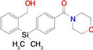 (4-((2-(Hydroxymethyl)phenyl)dimethylsilyl)phenyl)(morpholino)methanone