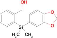 (2-(Benzo[d][1,3]dioxol-5-yldimethylsilyl)phenyl)methanol