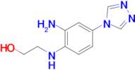 2-((2-Amino-4-(4H-1,2,4-triazol-4-yl)phenyl)amino)ethan-1-ol