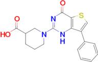 1-{4-oxo-7-phenyl-1H,4H-thieno[3,2-d]pyrimidin-2-yl}piperidine-3-carboxylic acid