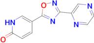 5-[3-(pyrazin-2-yl)-1,2,4-oxadiazol-5-yl]-1,2-dihydropyridin-2-one