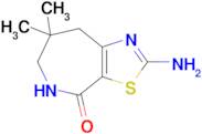 2-Amino-7,7-dimethyl-5,6,7,8-tetrahydro-4H-thiazolo[5,4-c]azepin-4-one