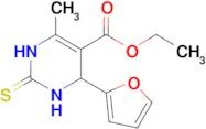 Ethyl 4-(furan-2-yl)-6-methyl-2-thioxo-1,2,3,4-tetrahydropyrimidine-5-carboxylate