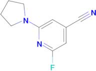 2-Fluoro-6-(pyrrolidin-1-yl)isonicotinonitrile
