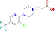 3-(4-(3-Chloro-5-(trifluoromethyl)pyridin-2-yl)piperazin-1-yl)propanoic acid