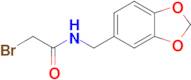 N-(benzo[d][1,3]dioxol-5-ylmethyl)-2-bromoacetamide